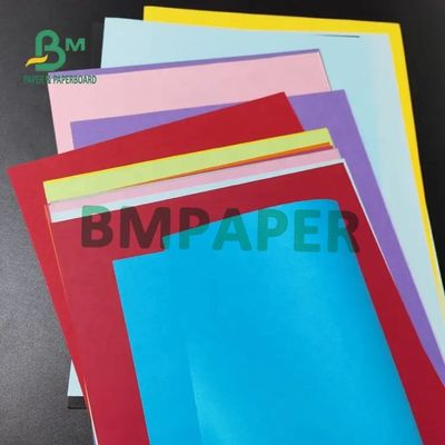 แผ่นกระดานกระดาษบริสตอลสีสันสดใส 180gsm 200gsm สำหรับวัสดุหัตถกรรม