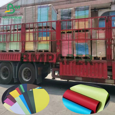 แผ่นกระดานกระดาษบริสตอลสีสันสดใส 180gsm 200gsm สำหรับวัสดุหัตถกรรม