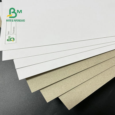 กระดานเพล็กซ์เคลือบ 42 นิ้วสีเทากลับ 350GSM 400GSM 450GSM สำหรับกล่องบรรจุภัณฑ์
