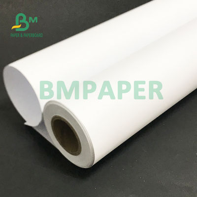 ม้วนกระดาษพล็อตเตอร์ CAD อุณหภูมิสูง 80 แกรม สำหรับเขียนแบบวิศวกรรม 508 มม