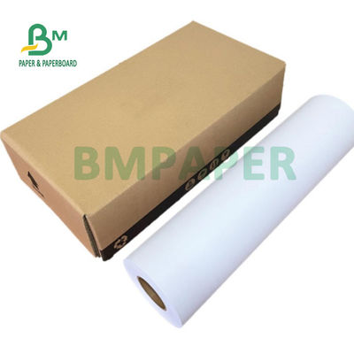 กระดาษแบบ Wide Format 80gsm 20LB Cad Plotter กระดาษม้วน 18'' 24' 36' X 500ft สําหรับการออกแบบวิศวกรรมสถาปัตยกรรม