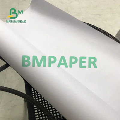 กระดาษพล็อตเตอร์ CAD ม้วนกระดาษสีขาว 20 ปอนด์พร้อม 24 &quot;30&quot; 36 &quot;× 50 หลา