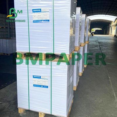 กระดาษเคลือบมัน C2S สีขาวด้าน 120 แกรม 635 x 965 มม. สำหรับการ์ดอวยพร
