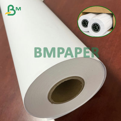 รูปแบบกว้าง 20LB CAD Bond Roll 30'' x 150' 2'' Core สำหรับเครื่องพิมพ์ HP