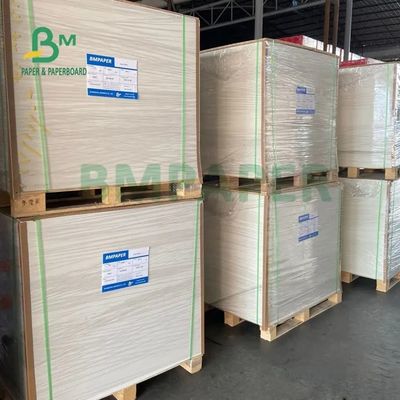 250gsm 300gsm C1S Kraft Back Coated Duplex Board สำหรับกล่องสลัดอาหารปลอดภัย