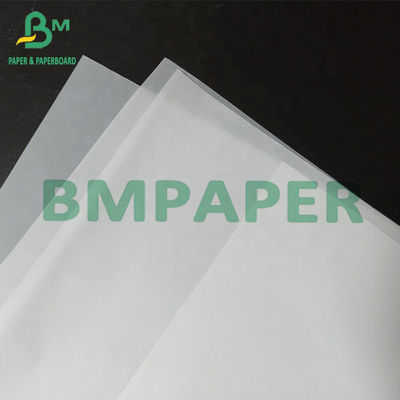 พิมพ์กระดาษคราฟท์ MG สีขาวเกรดอาหาร 30gsm 40gsm 45gsm สำหรับบรรจุ