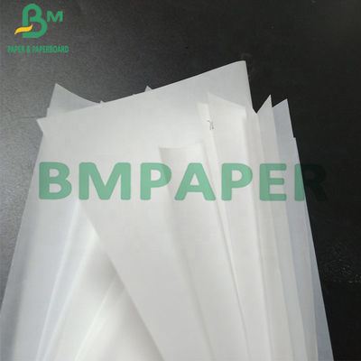 พิมพ์กระดาษคราฟท์ MG สีขาวเกรดอาหาร 30gsm 40gsm 45gsm สำหรับบรรจุ