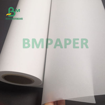 ม้วนกระดาษลอกลายสีขาวโปร่งแสง 80 แกรมสำหรับวาดภาพร่าง 20'' x 50 หลา