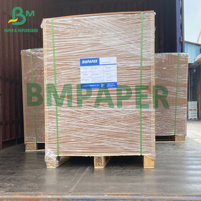 กระดาษคราฟท์กระสอบสีขาวฟอกขาว 80 แกรมความแข็งแรงสูงสำหรับถุง OEM