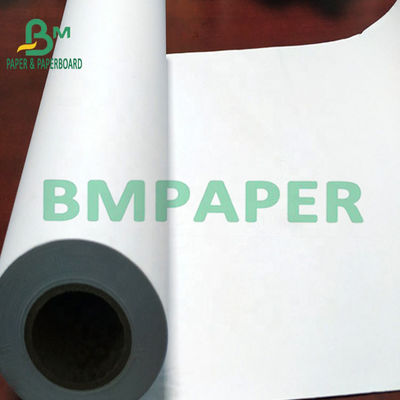 80g 30inch High Whiteness Plotter Inkjet Papel ม้วนกระดาษ CAD Plotter ที่ไม่เคลือบผิว