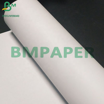 80g 30inch High Whiteness Plotter Inkjet Papel ม้วนกระดาษ CAD Plotter ที่ไม่เคลือบผิว