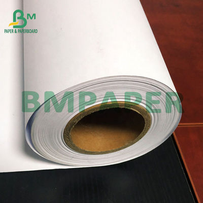 80g 30inch High Whiteness Plotter Inkjet Papel ม้วนกระดาษ CAD Plotter ที่ไม่เคลือบผิว