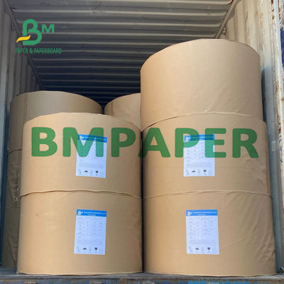 80g 90g Brown Sack Craft Paper สำหรับถุงซีเมนต์ทนการแตกหัก