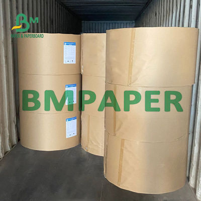 80g 90g Brown Sack Craft Paper สำหรับถุงซีเมนต์ทนการแตกหัก