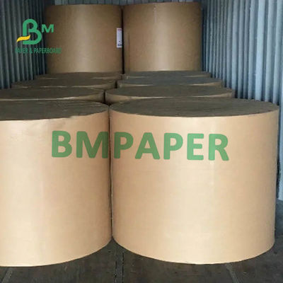 กระดาษคราฟท์กระสอบสีขาวธรรมชาติสำหรับถุงกระดาษ 110gsm 120gsm 130gsm 140gsm