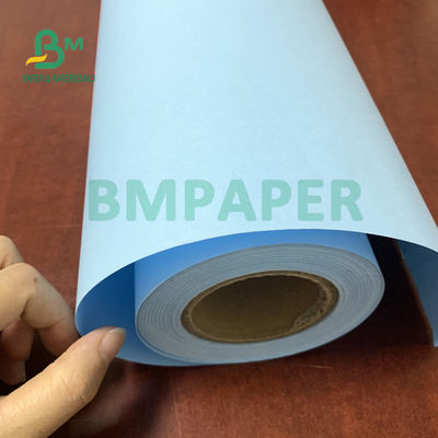 20LB Blue CAD Plotter Paper For Design ทนความร้อน 440mm X 150m