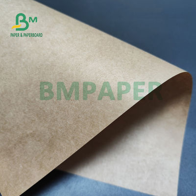 กระดาษคราฟท์กระสอบสีน้ำตาลเวอร์จิน 90 แกรมสำหรับกระเป๋าหิ้วทนต่อการฉีกขาด 70 X 100 ซม