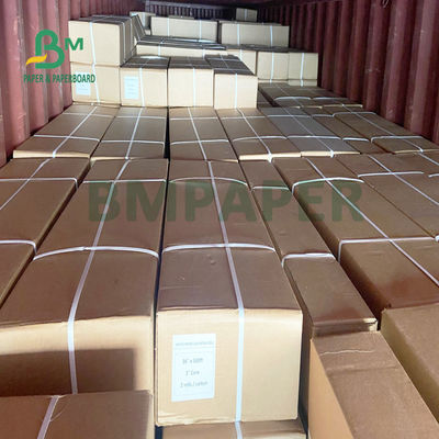 36'' X 500ft Blue CAD Bond Paper For Printers Waterproof 80gsm