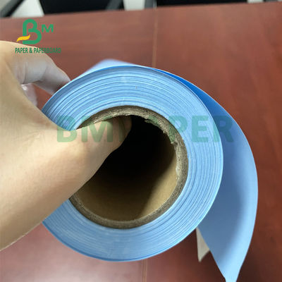 36'' X 500ft Blue CAD Bond Paper For Printers Waterproof 80gsm