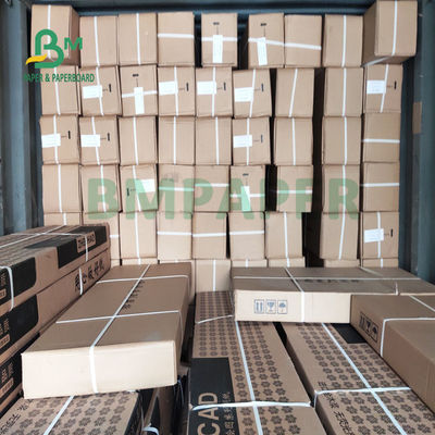 24'' X 150ft 2'' Core Blue Engineering Plotter Paper สำหรับการออกแบบ 20lb