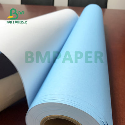 30'' X 150ft 2'' Core Single Side Blue CAD Bond Paper ความเรียบ 20 ปอนด์