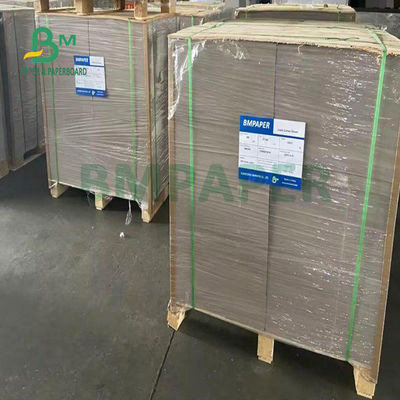 400gsm 500gsm Chipboard สีเทาลามิเนตความแข็งสูง 615 มม. X 860 มม
