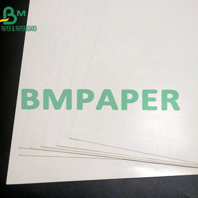 360g 25 × 38'' กระดาษเคลือบเงาสีขาว C2S เคลือบสองด้านสำหรับ Hangtag