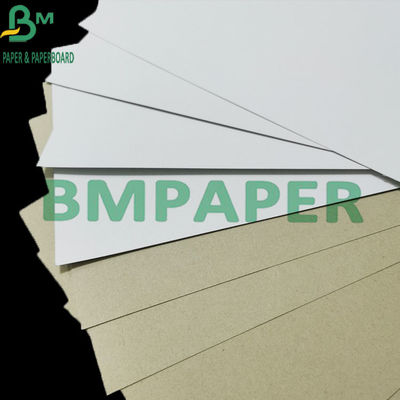 บรรจุภัณฑ์ 300gsm Duplex Coated Board With Grey Back C1S Anti Curl