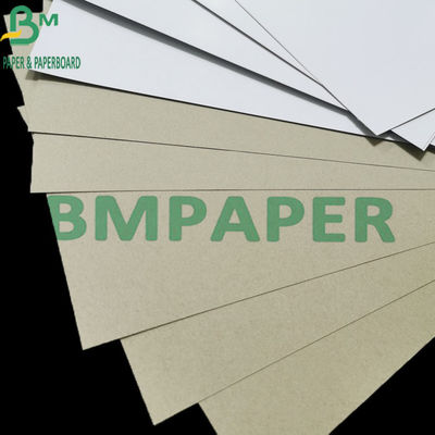 บรรจุภัณฑ์ 300gsm Duplex Coated Board With Grey Back C1S Anti Curl