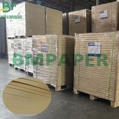 กระดาษคราฟท์สีน้ำตาลบริสุทธิ์ 150 แกรมกระดาษที่มีความแข็งแรงมากขึ้นสำหรับกล่องลูกฟูก