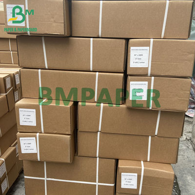 80gsm 20lb ด้านเดียว / สองด้านกระดาษพล็อตเตอร์สีฟ้าพิมพ์ดิจิตอลม้วน