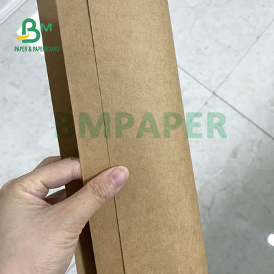 ความต้านทานต่อความชื้น 225 แกรมม้วนกระดาษคราฟท์ที่ไม่ฟอกสีสำหรับถุง