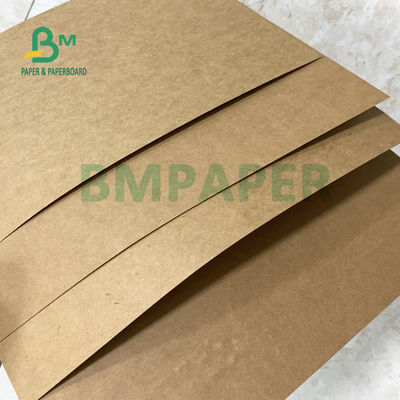 กระดาษคราฟท์สีน้ำตาลเข้ม 300 แกรมม้วนเยื่อไม้บริสุทธิ์ไม่ฉีกขาด