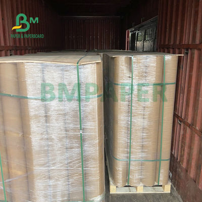กระดาษคราฟท์กระสอบสีน้ำตาล 135 แกรมสำหรับบรรจุเนื้อสัตว์ 43 "X 500 ฟุต