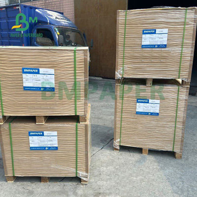 กระดาษ C2S ข้อความสีขาวเงา 100 ปอนด์สำหรับการ์ดแร็คความขาวสูง 315 มม. x 468 มม