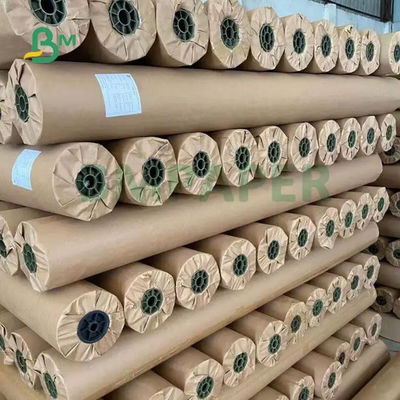 โรงงานตัดเย็บเสื้อผ้าม้วนกระดาษพลอตเตอร์ธรรมดาไม่เคลือบผิว 2 &quot;แกน 62&quot; 72 &quot;กว้าง 45gr 48gr