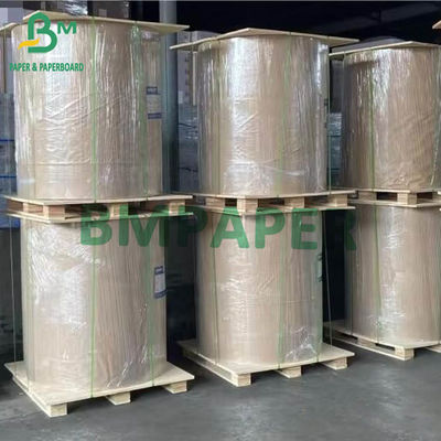 ม้วนกระดาษคราฟท์สีน้ำตาลยืดได้สำหรับกระสอบข้าวคราฟท์ 70g 80g 85g 100g 120g