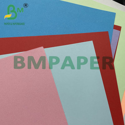 กระดาษบริสตอลไม่เคลือบสีแดง 70g 80g 1350 มม. สำหรับกระดาษโน้ต