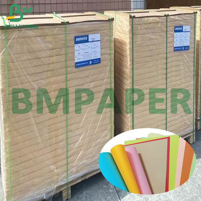 กระดาษบริสตอลที่ไม่เคลือบสี 100gsm - 250gsm ความกว้าง 1350 มม. การ์ดสี DIY