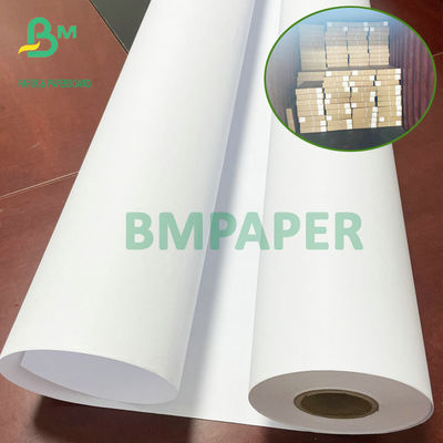 Premium Bond Paper Roll 80gr Engineering Plotting 24'' 36'' สำหรับเครื่องพิมพ์อิงค์เจ็ท HP
