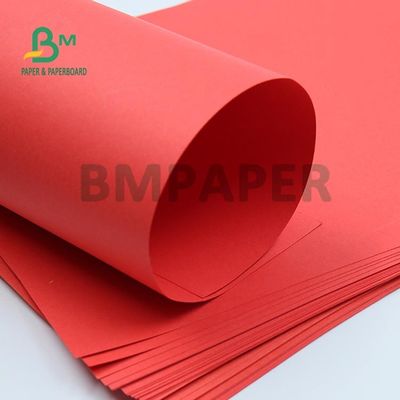 กระดาษบริสตอลไม่เคลือบสีแดง 100 - 250 แกรมสำหรับงานฝีมือ DIY 1350 มม. ภาพที่ชัดเจน