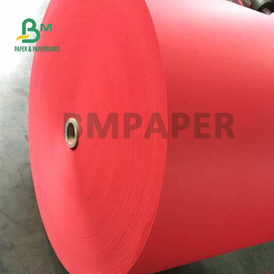 กระดาษบริสตอลไม่เคลือบสีแดง 100 - 250 แกรมสำหรับงานฝีมือ DIY 1350 มม. ภาพที่ชัดเจน