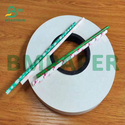 กระดาษคราฟท์เกรดอาหารห่อฟางสีขาว 24gsm 28gsm Packaging Craft Papel