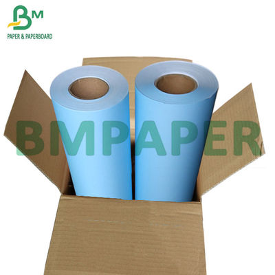 0.91 × 50m 80gsm Blue Digital CAD Plotter Paper End Application Building Layout