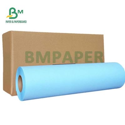 กระดาษดิจิตอลสีน้ำเงิน 80 แกรมสำหรับเขียนแบบวิศวกรรม 20'' 24'' X 50 หลา 2 นิ้วหลัก