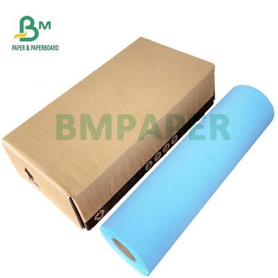กระดาษดิจิตอลสีน้ำเงิน 80 แกรมสำหรับเขียนแบบวิศวกรรม 20'' 24'' X 50 หลา 2 นิ้วหลัก