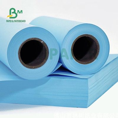 กระดาษดิจิตอลสีน้ำเงิน 80 แกรมสำหรับเขียนแบบวิศวกรรม 20'' 24'' X 50 หลา 2 นิ้วหลัก