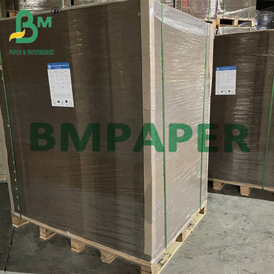 300GSM 400GSM กระดาษเคลือบ Duplex Board กระดาษรีไซเคิลสีขาวพร้อมด้านหลังสีเทาสำหรับหนังสือไฟล์