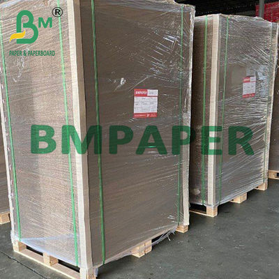 300GSM 400GSM กระดาษเคลือบ Duplex Board กระดาษรีไซเคิลสีขาวพร้อมด้านหลังสีเทาสำหรับหนังสือไฟล์