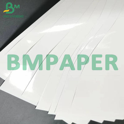 80g 90g White Wet Strength Paper ฉลากขวดเบียร์ฟอกขาว Papel In Sheets